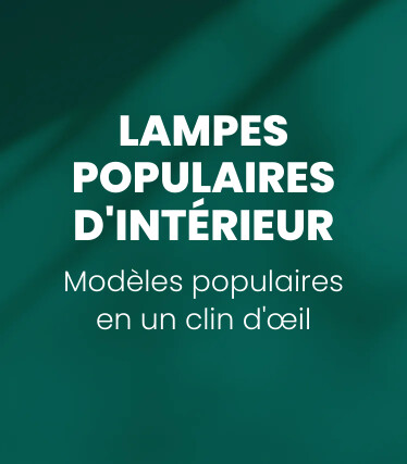 lampes populaires d'intérieur